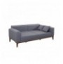 Divan 3-vendësh me Hapje Hannah Home Liones Tepsili - Dark Grey