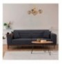 3-Seat Sofa-Bed Hannah Home Liones Tepsili-Anthracite Anthracite