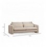 3-Seat Sofa Hannah Home Lily Cream - 3 Cream