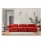 3-Seat Sofa Hannah Home Doblo 3 Seater ( L1-O1-1R) - Red Red