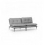 3-Seat Sofa-Bed Hannah Home Martin Sofabed - Grey GR110 Grey