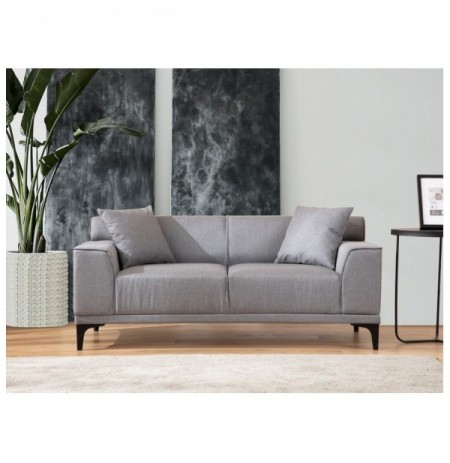 2-Seat Sofa Hannah Home Petra 2 - Light Grey Light Grey