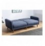 3-Seat Sofa-Bed Hannah Home Aqua-Dark Blue Dark Blue