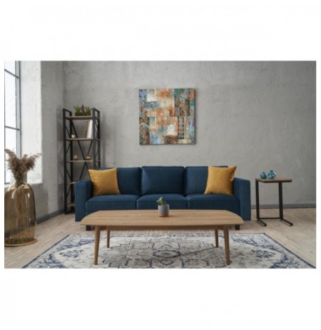 3-Seat Sofa Hannah Home Kale Velvet - Oil Green Oil Green