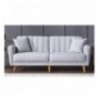 3-Seat Sofa-Bed Hannah Home Aqua-Grey Grey