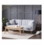 3-Seat Sofa-Bed Hannah Home Aqua-Grey Grey