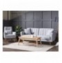 Sofa-Bed Set Hannah Home Aqua-TKM03-1008 Grey