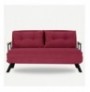 Divan 2-vendesh me hapje Hannah Home Sando - Maroon