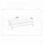 3-Seat Sofa-Bed Hannah Home Fuoco-Anthracite Anthracite