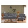 Set divane me hapje Hannah Home Santo-S-Dark Grey -94216 Dark Grey