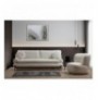 3-Seat Sofa Hannah Home Livorno - White White