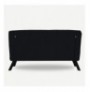 2-Seat Sofa-Bed Hannah Home Sando 2-Seater - Black Black