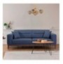 Divan 3-vendesh me Hapje Hannah Home Liones - Dark Blue