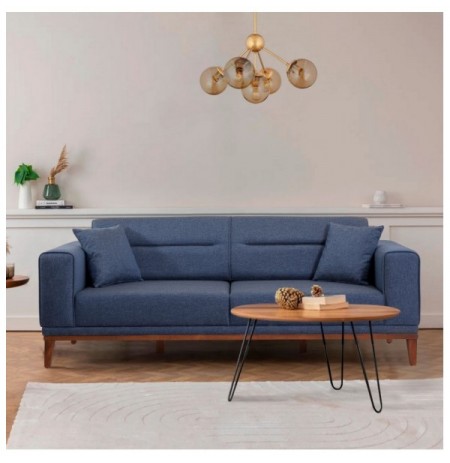 Divan 3-vendesh me Hapje Hannah Home Liones - Dark Blue