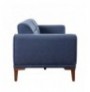 Divan 3-vendesh me Hapje Hannah Home Liones - Dark Blue