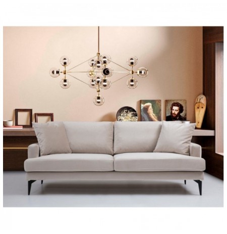 2-Seat Sofa Hannah Home Papira 2 Seater - Beige Beige