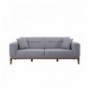 Divan 3-vendesh Hannah Home Liones Tepsili - Grey