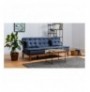 Divan 3-vendesh me hapje Hannah Home Fuoco - Dark Blue