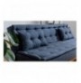 Divan 3-vendesh me hapje Hannah Home Fuoco - Dark Blue