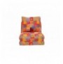 Kolltuk me hapje Hannah Home Taida 1 - Seater - Patchwork Multicolor