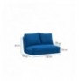 2-Seat Sofa-Bed Hannah Home Taida - Blue Blue