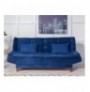 Divan 3-vendesh me hapje Hannah Home Kelebek - Dark Blue