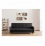 Divan 3-vendesh me hapje Hannah Home Hiko - Dark Grey