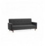 Divan 3-vendesh me hapje Hannah Home Hiko - Dark Grey