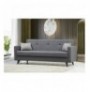 Divan 3-vendesh me hapje Hannah Home Polya - Dark Grey