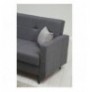 Divan 3-vendesh me hapje Hannah Home Polya - Dark Grey