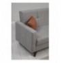 Divan 3-vendesh me hapje Hannah Home Polya - Light Grey