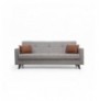 Divan 3-vendesh me hapje Hannah Home Polya - Light Grey