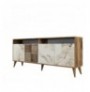 Rafte koridori Hannah Home Milan - Walnut, White