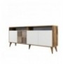 Raft koridori Hannah Home Milan - Walnut, White