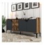 Raft koridori Hannah Home Venedik - Walnut, Anthracite