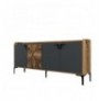 Raft koridori Hannah Home Venedik - Walnut, Anthracite