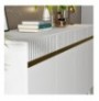 Raft koridori Hannah Home Defne - White, Gold 