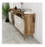 Raft koridori Hannah Home Milan 160 - Walnut, White Marble 