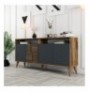 Raft koridori Hannah Home Milan 160 - Walnut, Anthracite 