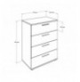 Dresser Hannah Home SFN-540-BB-1 White