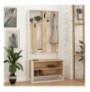 Pormonto Hannah Home Chester - White, Oak 