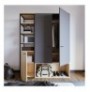 Dollap Hannah Home Onur Pratik Gardsrop L602 Anthracite Oak