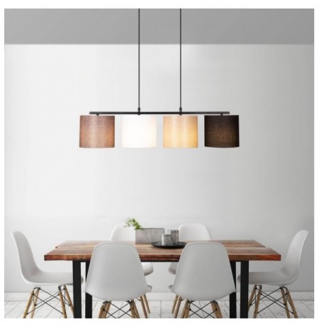 Chandelier Opviq Valiz - 4721 Black White Cream Brown