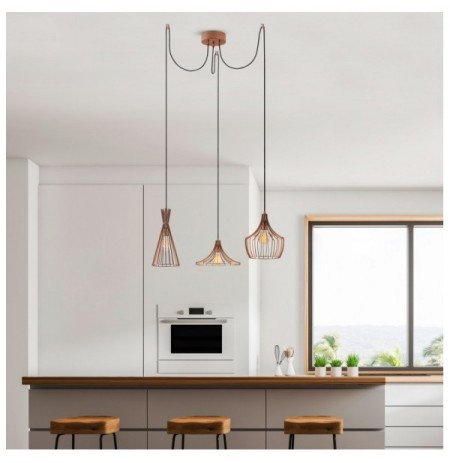 Chandelier Opviq Mezopotamya - N-1292 Copper