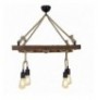 Chandelier Opviq Merdiven Halat 3 Walnut