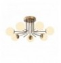 Chandelier Opviq Daisy - 146-AV Gold White