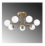 Chandelier Opviq Daisy - 146-AV Gold White