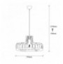 Chandelier Opviq Fellini - MR - 769 Black Copper