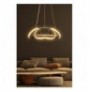 Chandelier Opviq Arcturus Black-Yellow Light Black