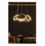 Chandelier Opviq Arcturus Black-Yellow Light Black